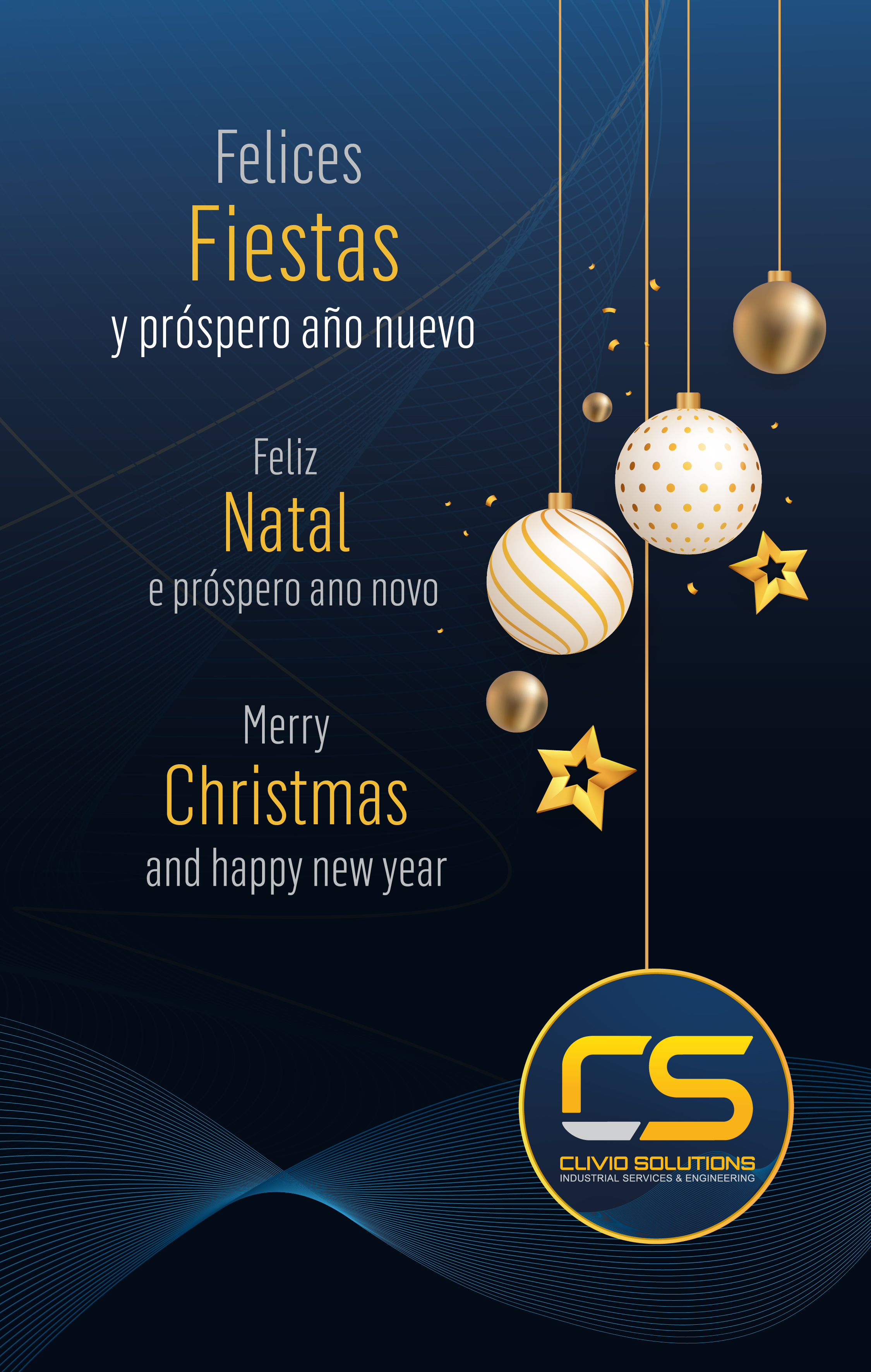 ¡Les deseamos felices fiestas!